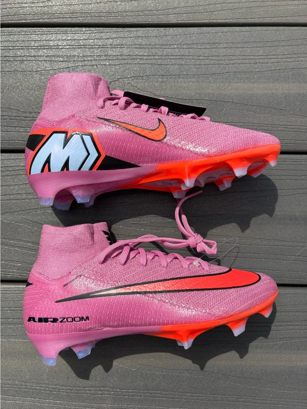 Nike Kids Size 5 Mercurial Superfly 10 Elite High Top Firm Ground Soccer Cleats